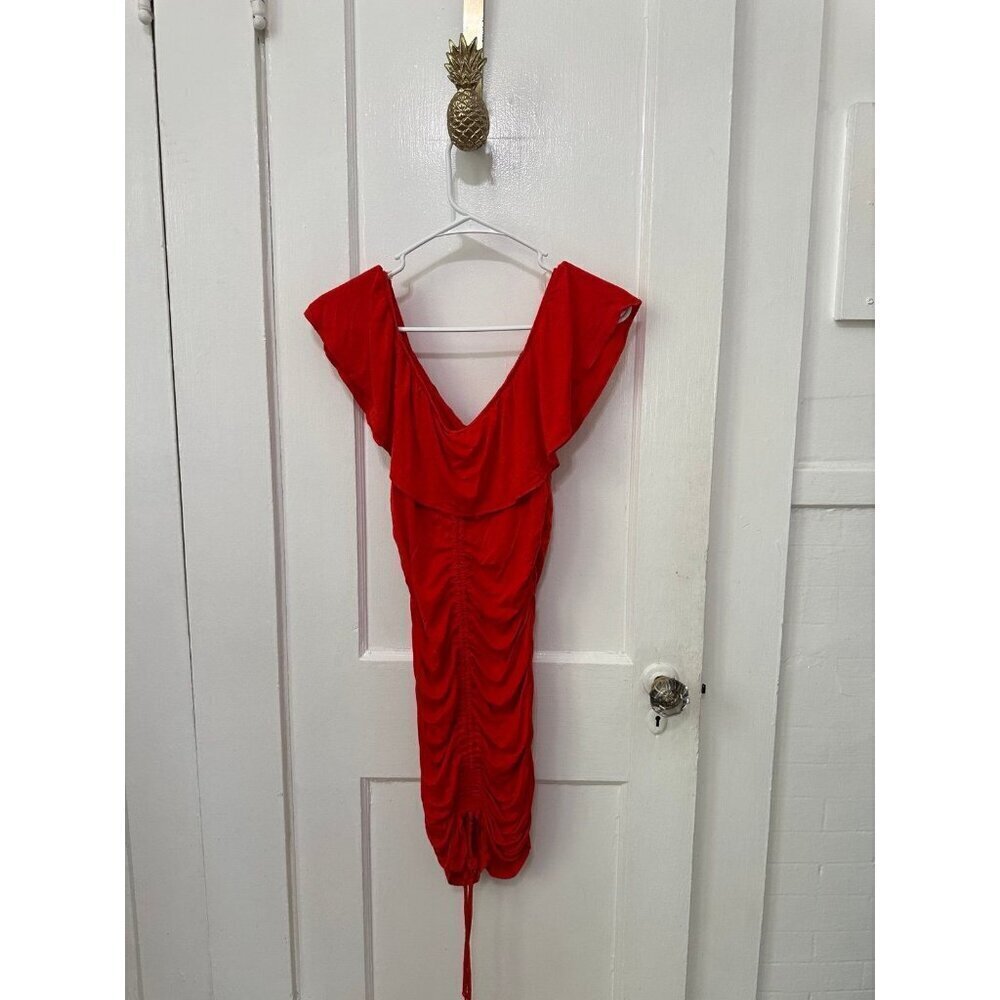 Fashion nova women’s size, large red bodycon dress